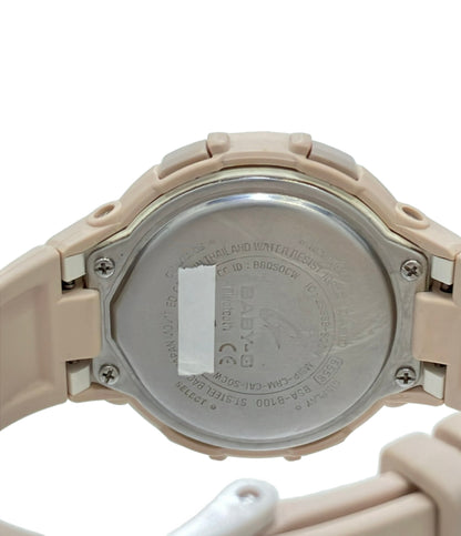CASIO 腕時計 Bluetooth BABY-G クオーツ ベージュ BSA-B100 レディース カシオ