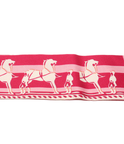 美品 HERMES スカーフ シルク100％ ツイリー レディース エルメス