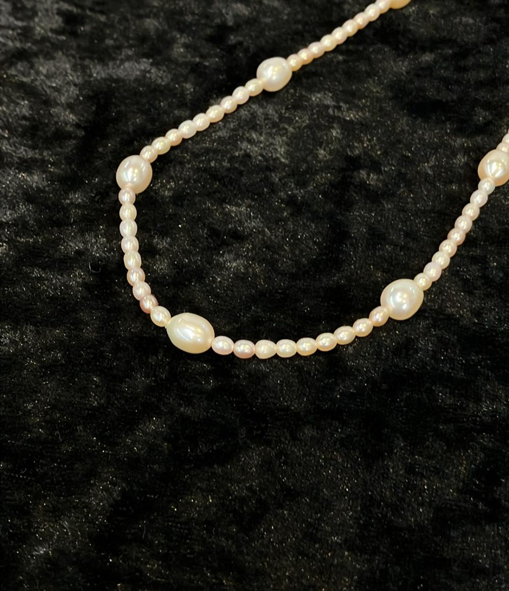 ネックレス SV 淡水パール レディース