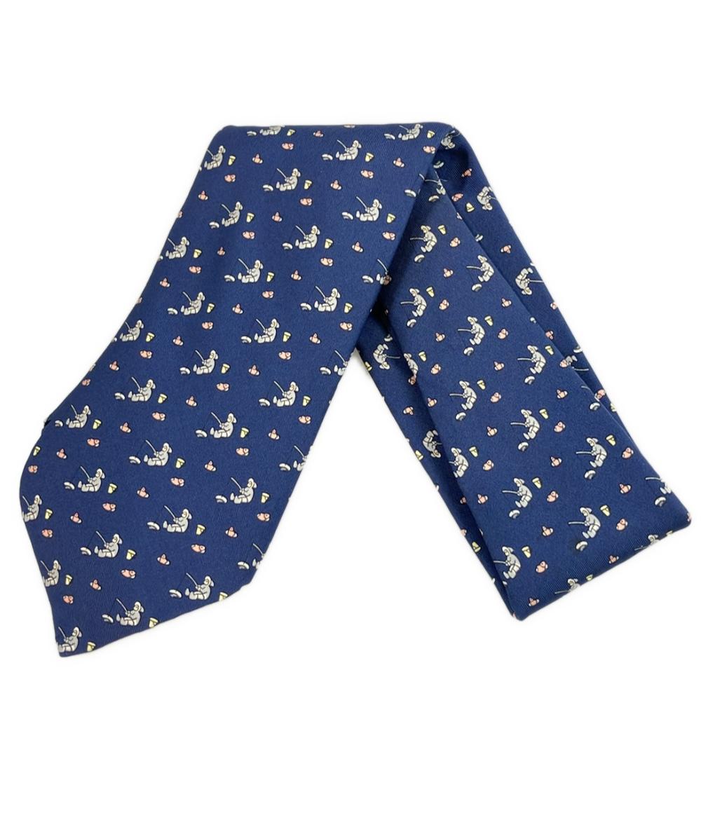 エルメス ネクタイ シルク100% メンズ HERMES