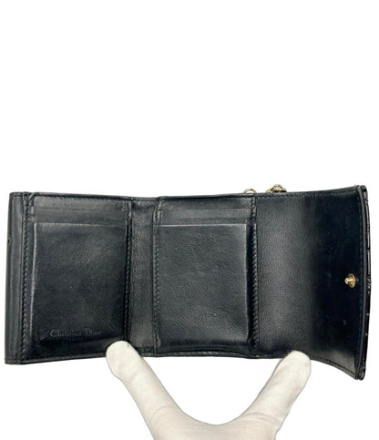 Christian Dior 三つ折り財布 カナージュ レディ ディオール ロータスウォレット レディース クリスチャンディオール