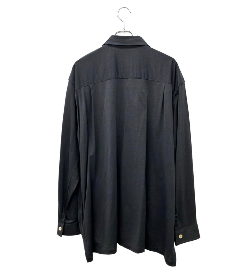 KANERISA PHIL 長袖シャツ タグ付き ポケット ダブルジップ 46G Atomosphere Silk Blend ZIP Shirt -exclusive- KB24S-006 メンズ SIZE L