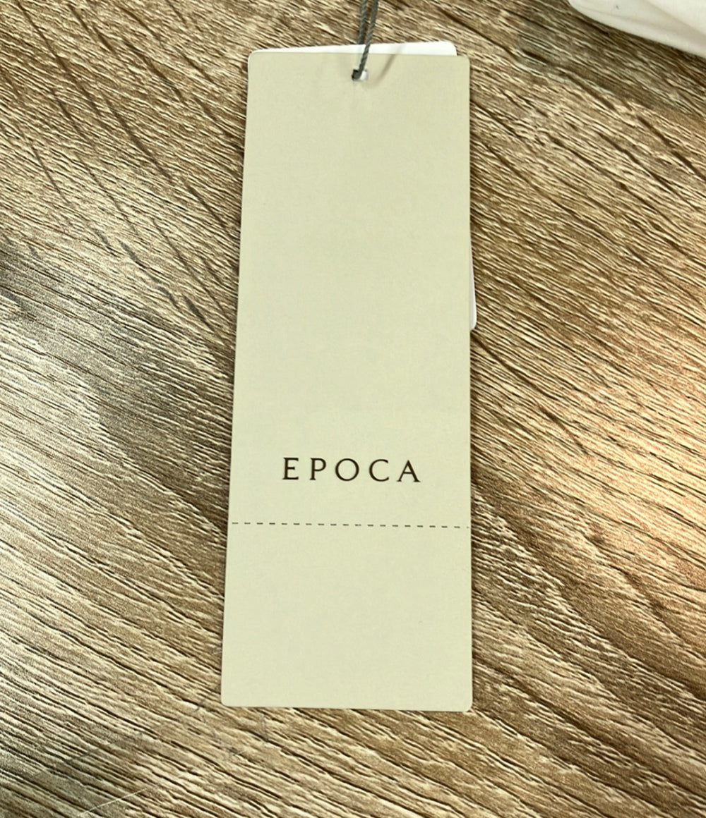 美品 EPOCA フレアスカート タグ付き フィオーレエンブロイダリー タックフレアスカート M5S28-547-02 レディース SIZE 38 (M) エポカ