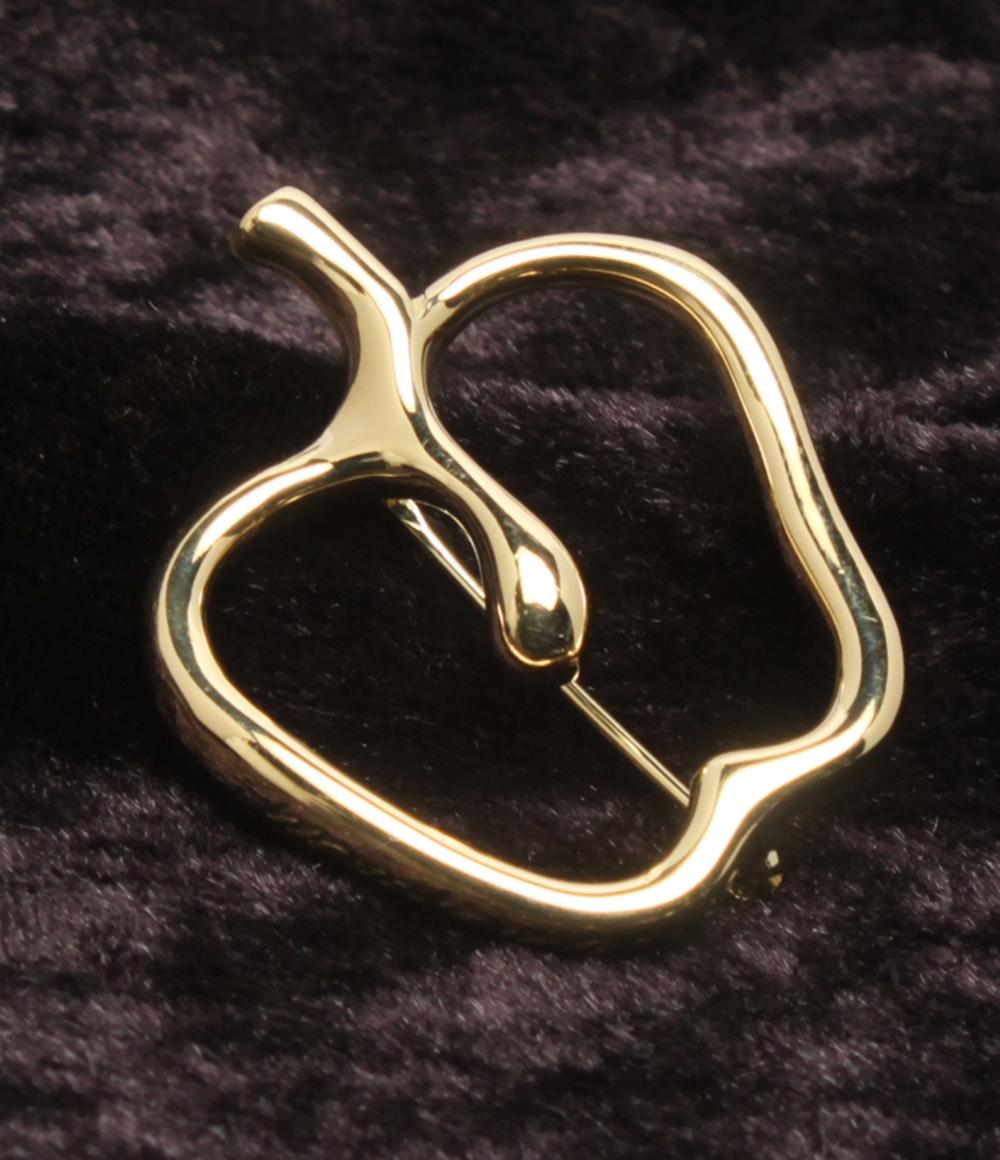 美品 TIFFANY&Co. ブローチ K18 エルサ ペレッティ アップルモチーフ