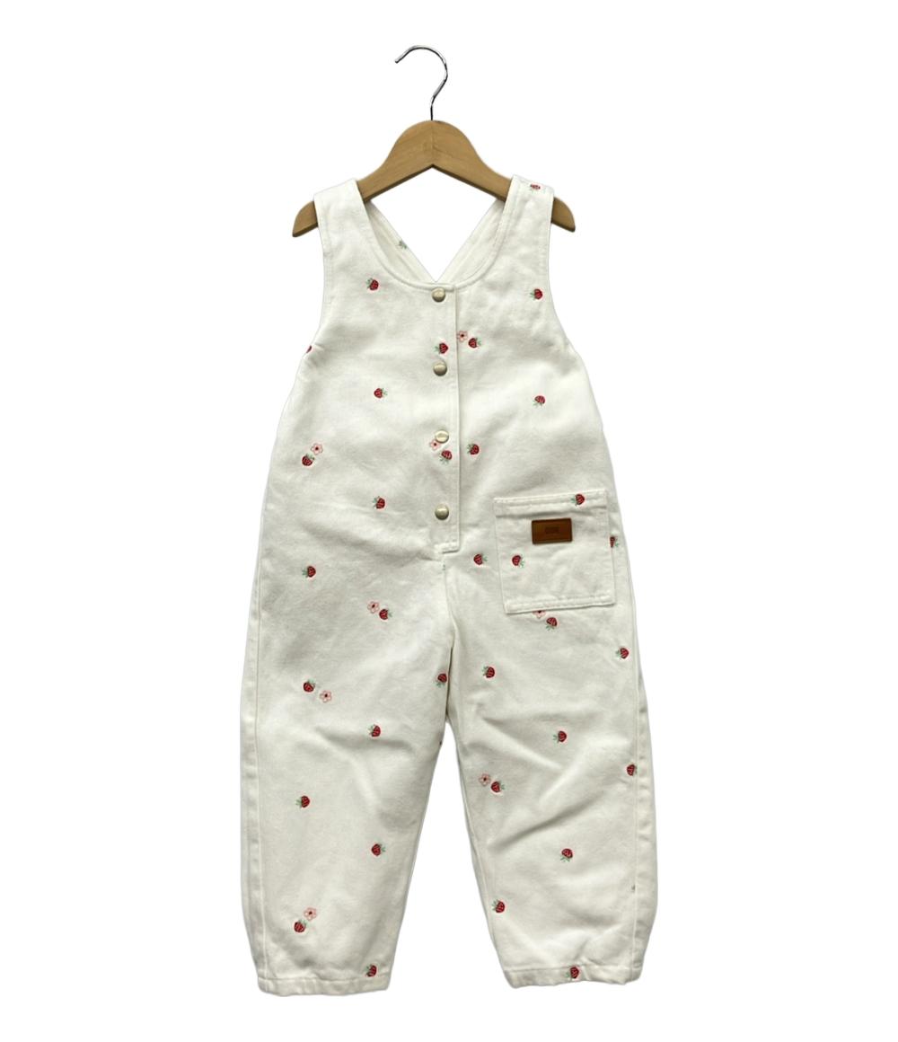 Christian Dior baby Dior オーバーオール イチゴ Jardin de Fraises エンブロイダリー コットンデニム 5WBM32OVEB_Y37B ベビー SIZE 36 (95)