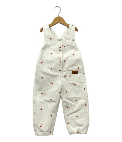 Christian Dior baby Dior オーバーオール イチゴ Jardin de Fraises エンブロイダリー コットンデニム 5WBM32OVEB_Y37B ベビー SIZE 36 (95)