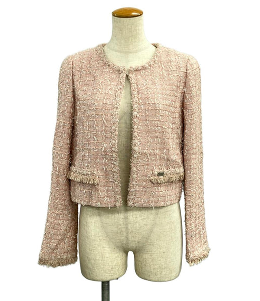 美品 フォクシー ブティック ツイードジャケット ノーカラー