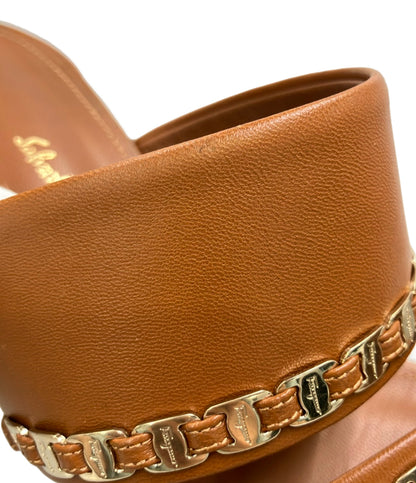 Salvatore Ferragamo ヴァラ チェーンサンダル レディース SIZE US 6 サルヴァトーレフェラガモ