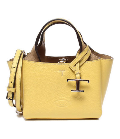 美品 トッズ 2way ハンドバッグ ショルダーバッグ 斜め掛け マイクロ レディース TOD’S