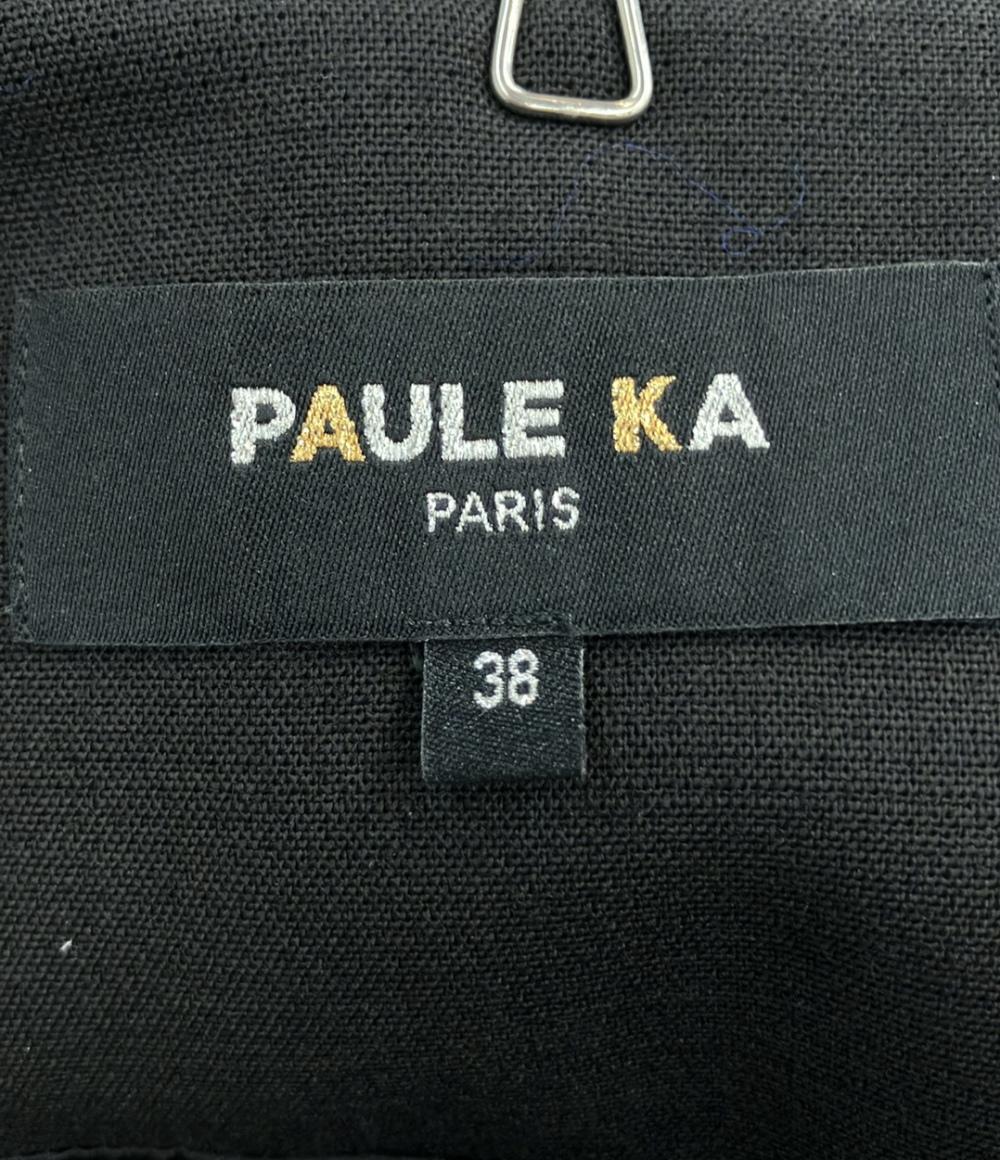 ポールカ ノーカラージャケット レディース SIZE 38 (M) PAULE KA