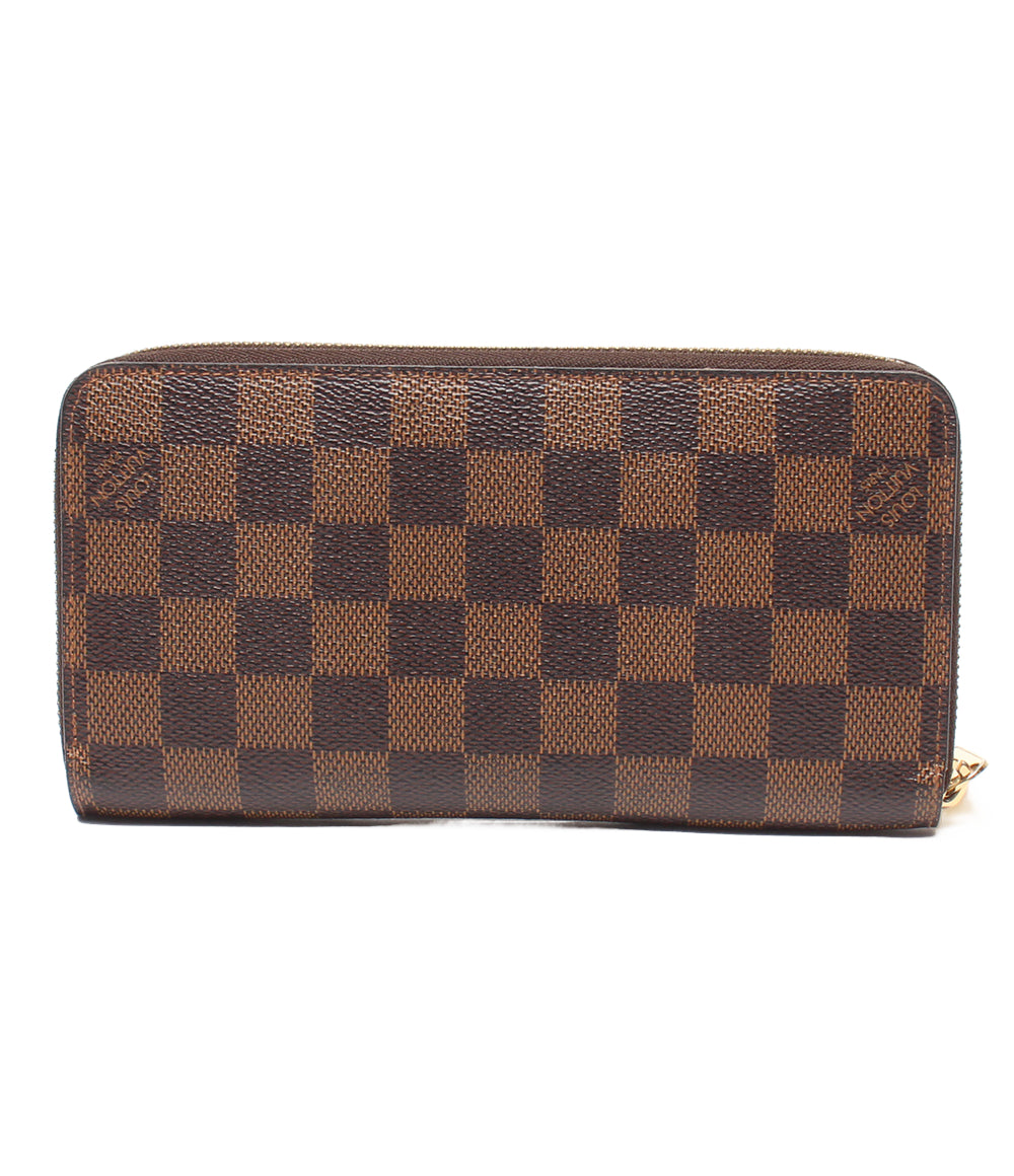 LOUIS VUITTON ラウンドファスナー長財布 ジッピーウォレット ダミエ N60015 レディース メンズ ルイ・ヴィトン