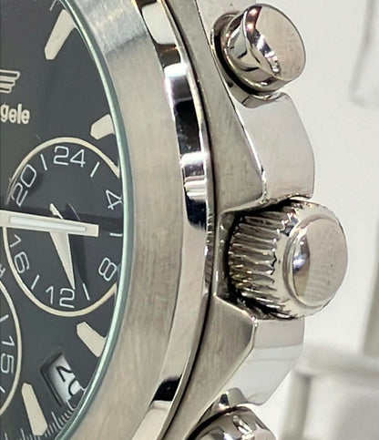 シャルルホーゲル 腕時計 クオーツ ブラック CV-7934 メンズ Charles Vogele