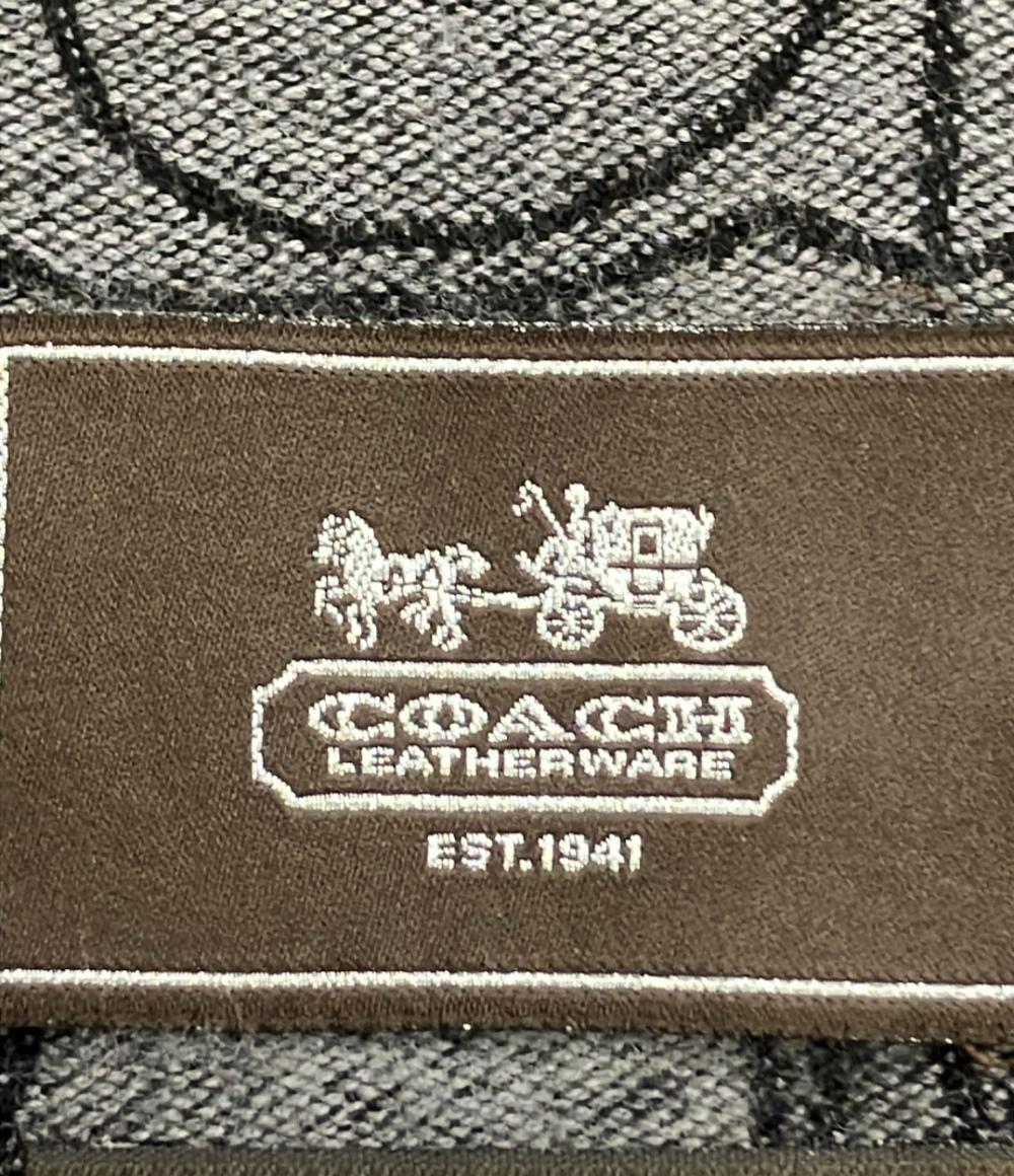 コーチ マフラー メリノウール 100% シグネチャー レディース COACH