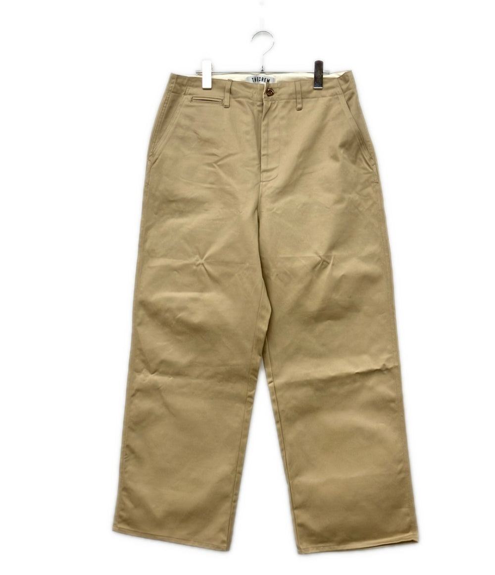 美品 THEOREM ワイドストレートチノパンツ メンズ SIZE M セオレム