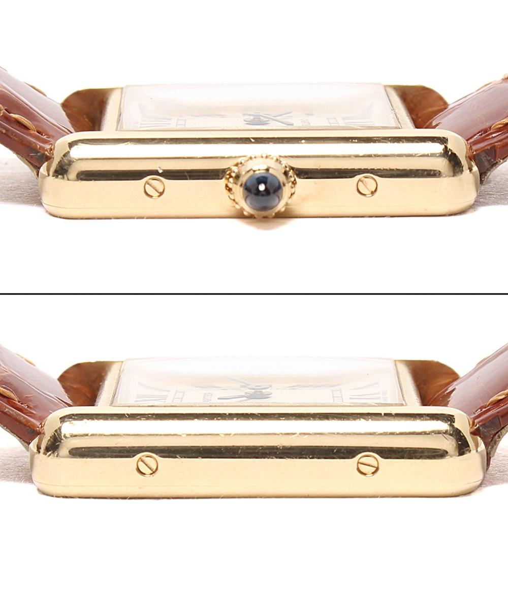 Cartier 腕時計 K18 タンク ルイ カルティエ SM クオーツ W1529856