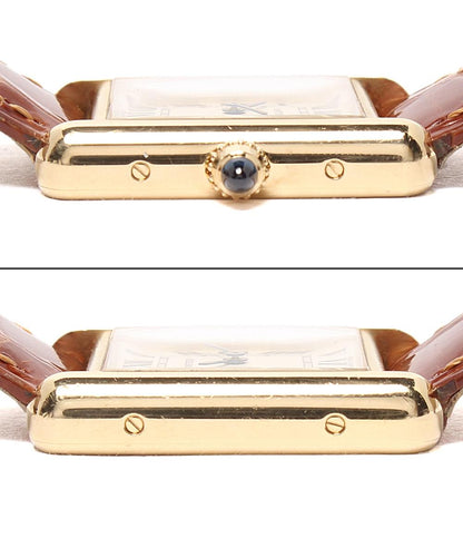 Cartier 腕時計 K18 タンク ルイ カルティエ SM クオーツ W1529856 レディース カルティエ