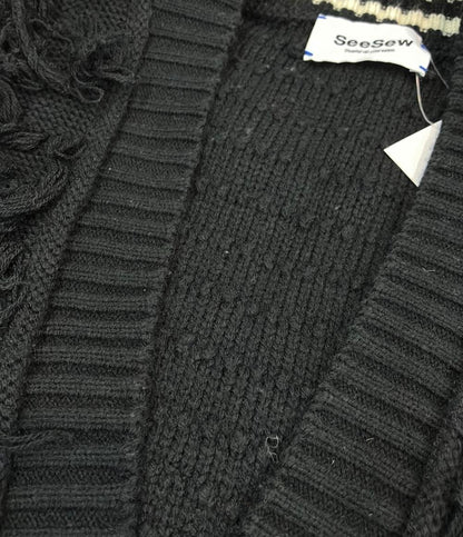 シーソー ループフリンジワイドベスト レディース SIZE F (M) seesew