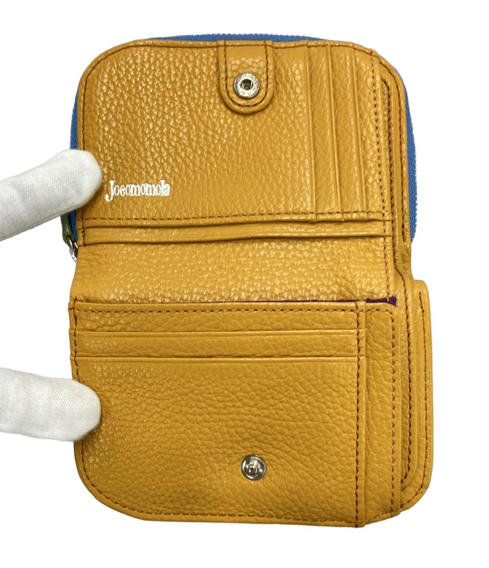 美品 Jocomomola 二つ折り財布 レディース ホコモモラ