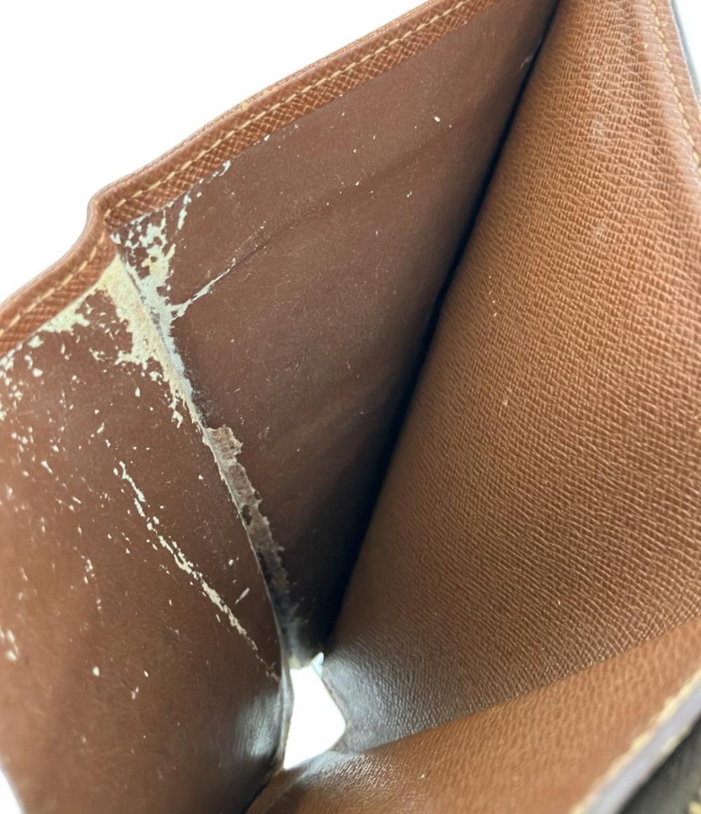 訳あり ルイ・ヴィトン 二つ折り財布 ポルトパピエ ジップ モノグラム M61207 レディース LOUIS VUITTON