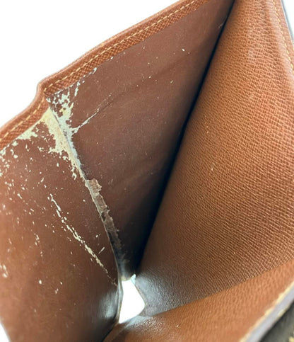 訳あり ルイ・ヴィトン 二つ折り財布 ポルトパピエ ジップ モノグラム M61207 レディース LOUIS VUITTON