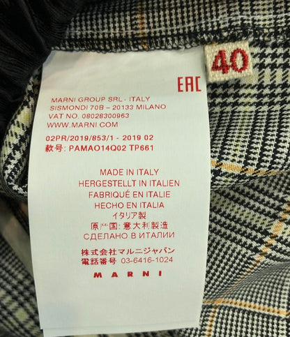 マルニ イージーパンツ グレンチェック レディース SIZE 40 (M) MARNI