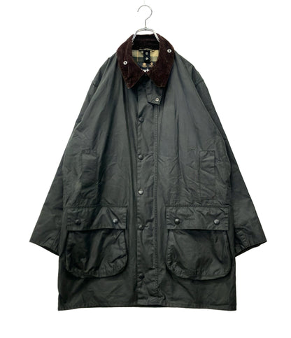 Barbour ワックスドジャケット オイル BORDER WAX JACKET  ダブルジップ スナップボタン MWX0008SG91 メンズ バブアー