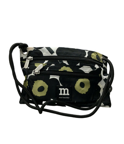 美品 marimekko ショルダーポーチ ショルダーバッグ 斜め掛け レディース マリメッコ