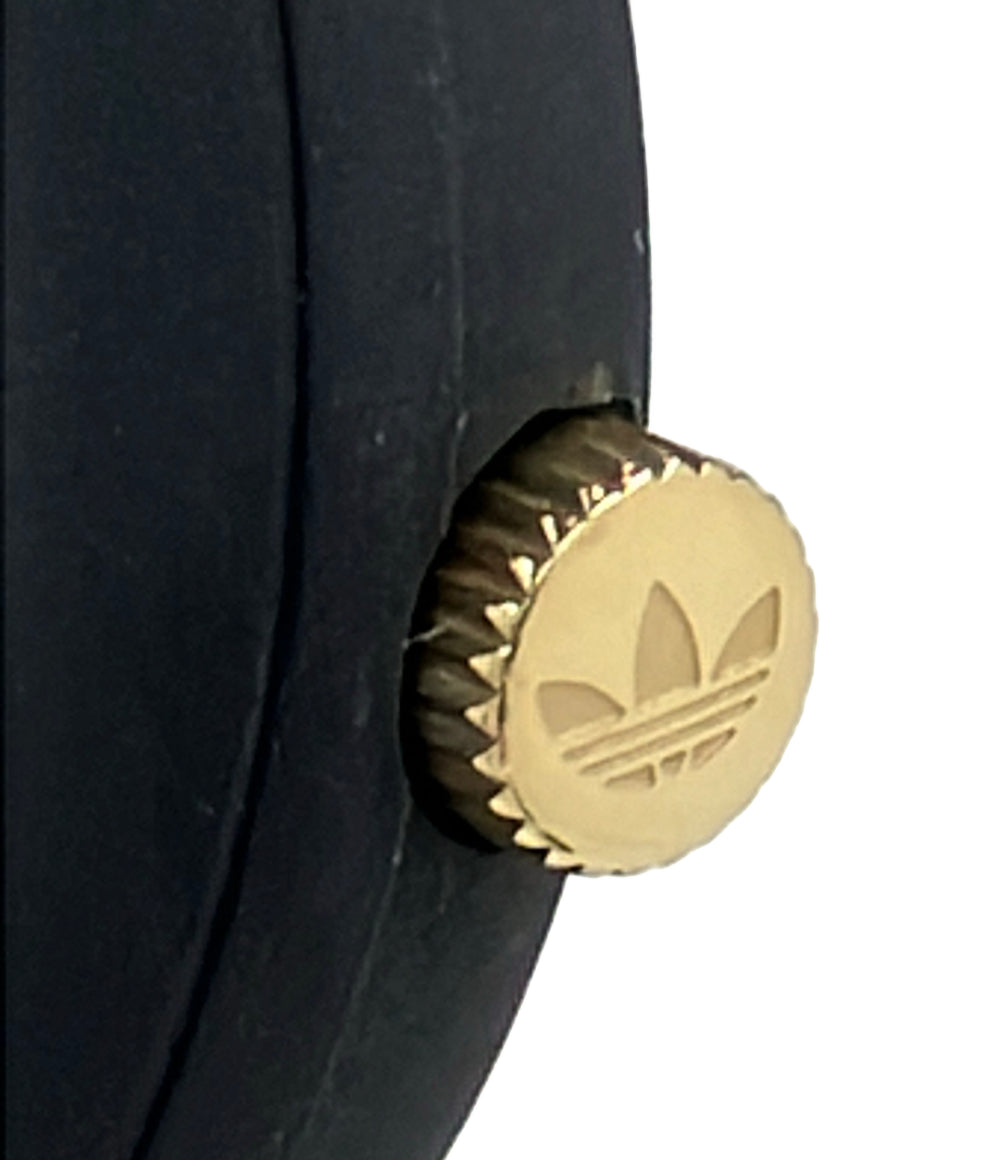 美品 adidas 腕時計 クオーツ ブラック ADH3013 レディース メンズ アディダス