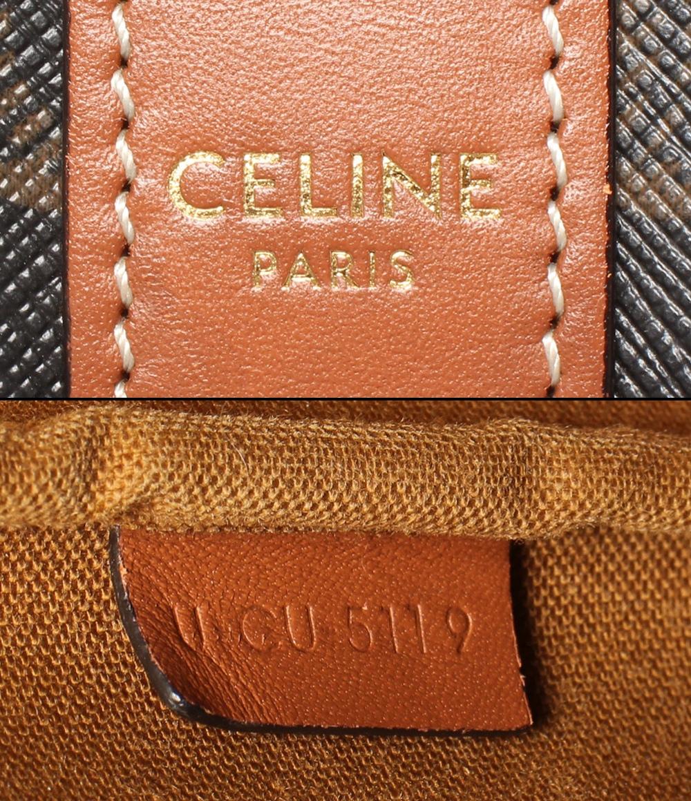 CELINE ショルダーバッグ 肩掛け ミディアム バケット トリオンフキャンバス 119132CAS レディース セリーヌ