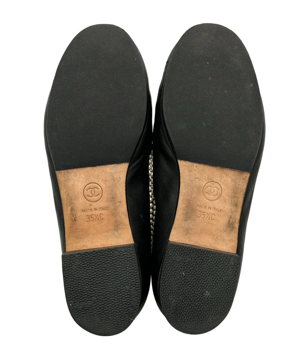 CHANEL ローファー ココマーク パール G35797 レディース SIZE 35.5
