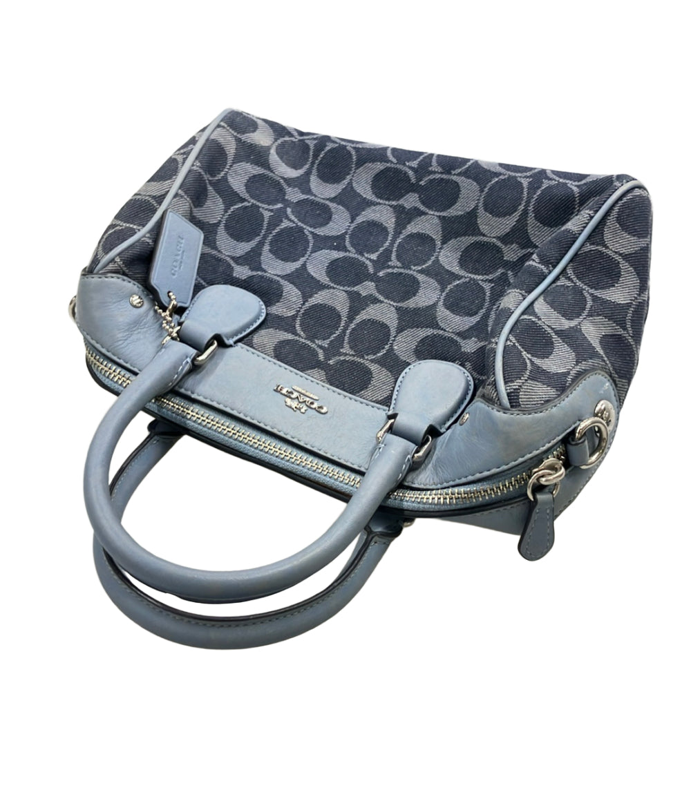 COACH 2WAY ハンドバッグ ショルダーバッグ 斜め掛け デニム シグネチャー F26164 レディース コーチ