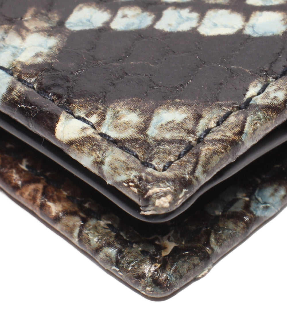 ETRO カードケース パイソン柄 メンズ エトロ
