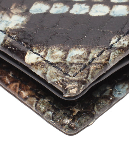 ETRO カードケース パイソン柄 メンズ エトロ