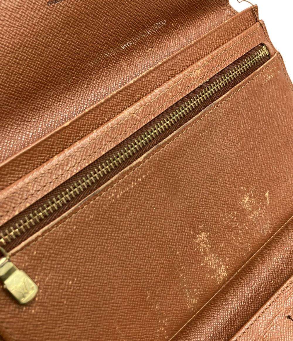LOUIS VUITTON 長財布 三つ折り パスポートケース ポシェット パスポール モノグラム M60135 レディース メンズ ルイ・ヴィトン