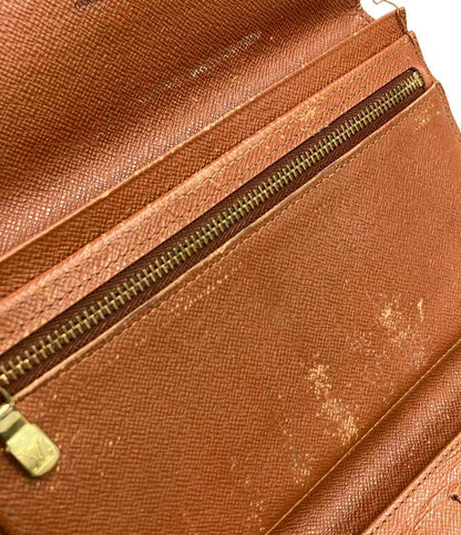 LOUIS VUITTON 長財布 三つ折り パスポートケース ポシェット パスポール モノグラム M60135 レディース メンズ ルイ・ヴィトン