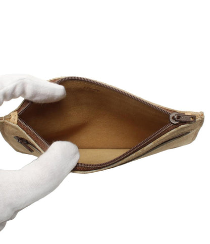 美品 ロエベ アナグラム スウェード ポーチ ユニセックス LOEWE