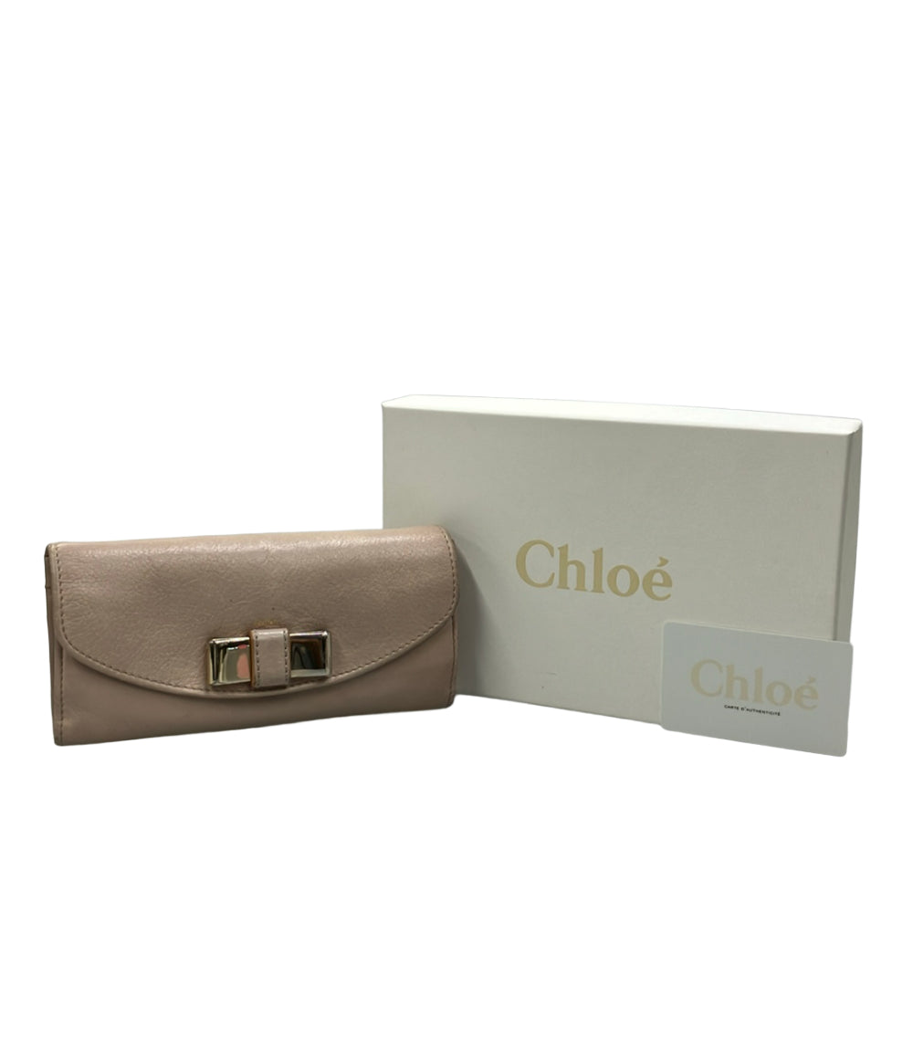 Chloe 長財布 レザー レディース クロエ
