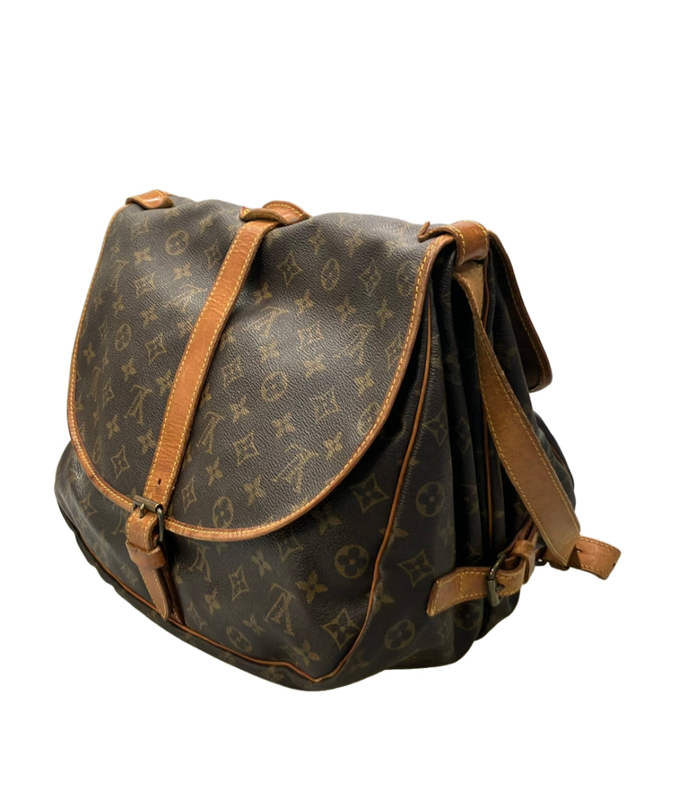 LOUIS VUITTON ショルダーバッグ 斜め掛け ソミュール35 モノグラム M42254 レディース ルイ・ヴィトン