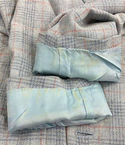 ベルヴェスト リネン テーラードジャケット チェック柄 メンズ SIZE 50 (XL) BELVEST