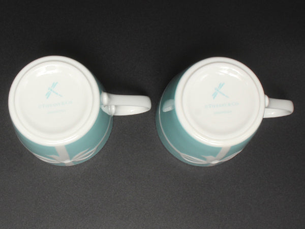 美品 TIFFANY&Co. マグカップ 2点セット ペア ブルーボックス ティファニー