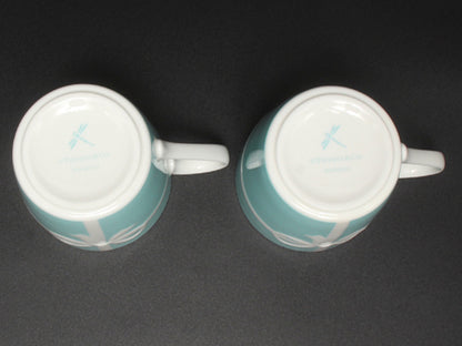 美品 TIFFANY&Co. マグカップ 2点セット ペア ブルーボックス ティファニー