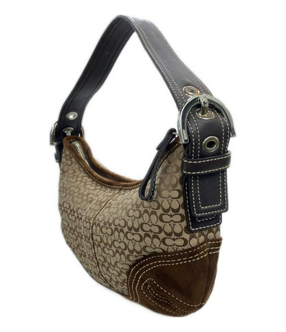 COACH ショルダーバック 肩掛け キャンバス ミニシグネチャー 2154 レディース コーチ