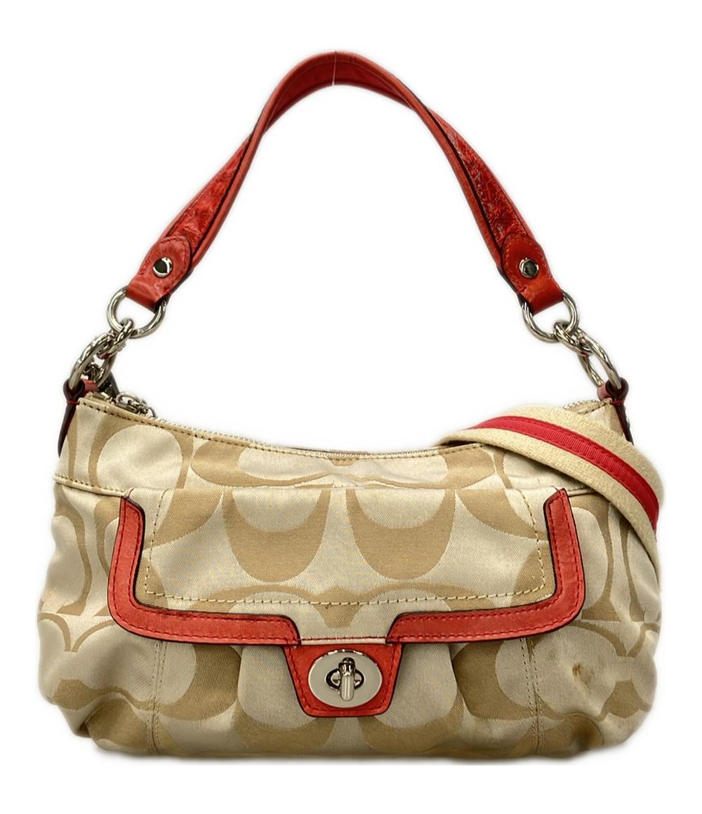 コーチ 2WAY ハンドバッグ ショルダーバッグ 斜め掛け ラージシグネチャー 18349 レディース COACH