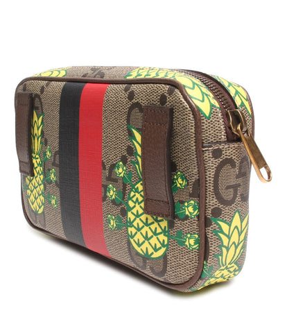 グッチ 美品 ウエストバッグ ベルトバッグ パイナップル GGスプリーム 602695 527066 メンズ GUCCI–rehello by  BOOKOFF