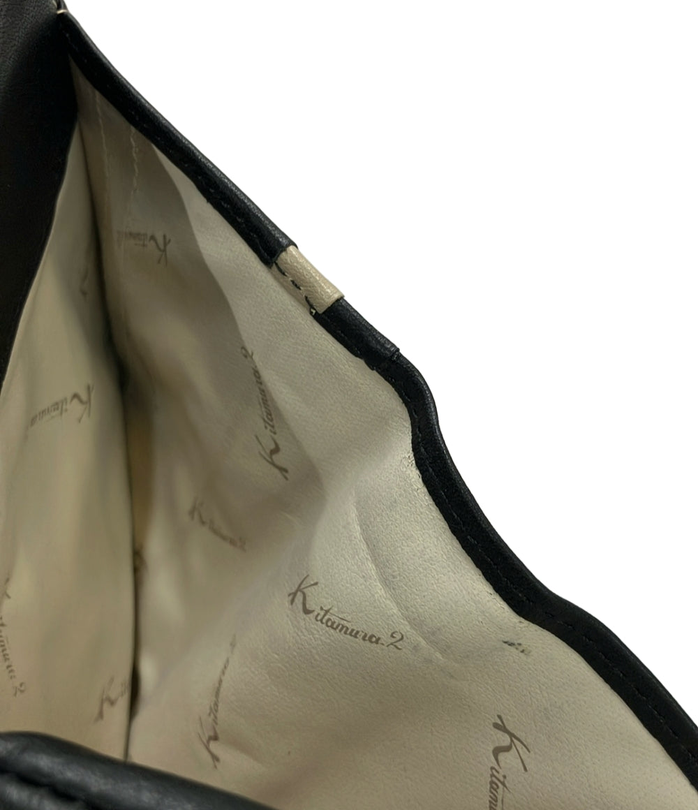 Kitamura2 二つ折り財布 がま口 牛革 レディース キタムラ2