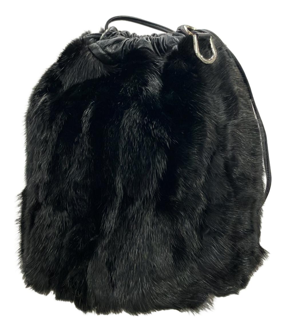 UNITED ARROWS ショルダーバッグ 斜め掛け 巾着型 ファー レディース ユナイテッドアローズ