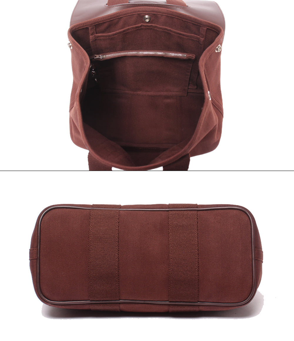 HERMES ハンドバッグ シルバー金具 トワルシェブロン ヴァルパライソ