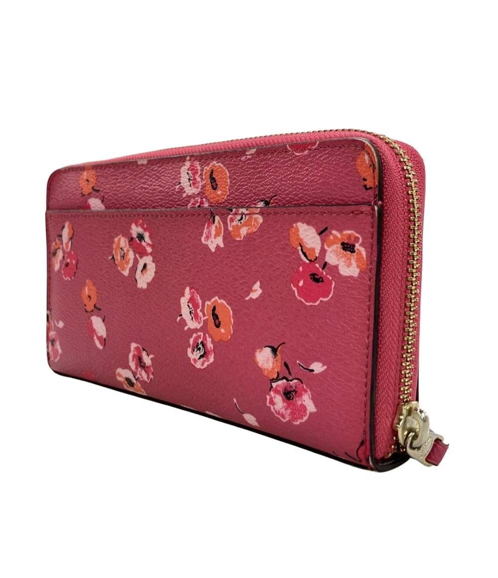 COACH ラウンドファスナー長財布 花柄 F53770 レディース コーチ