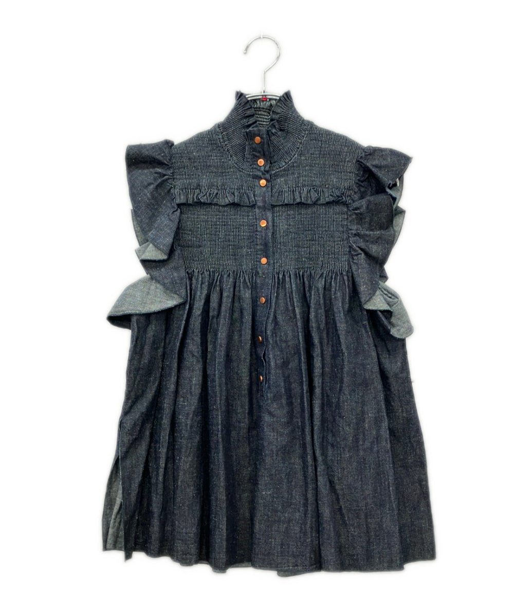 SEE BY CHLOE ノースリーブ デニム ブラウス CHS19UDH02163 レディース SIZE 36 シーバイクロエ