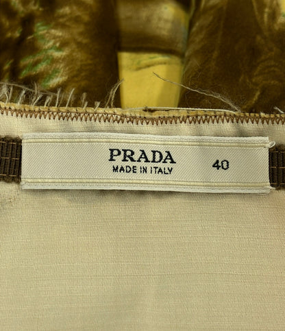 PRADA 膝丈スカート Landscape and Temple レディース SIZE 40 (M) プラダ